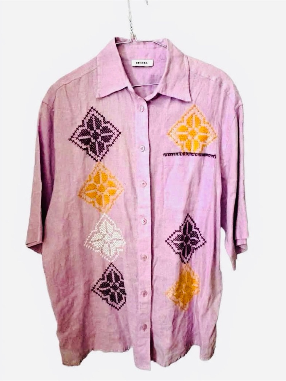 SANDRO linen blouse
